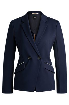 Veste Slim à poches zippées