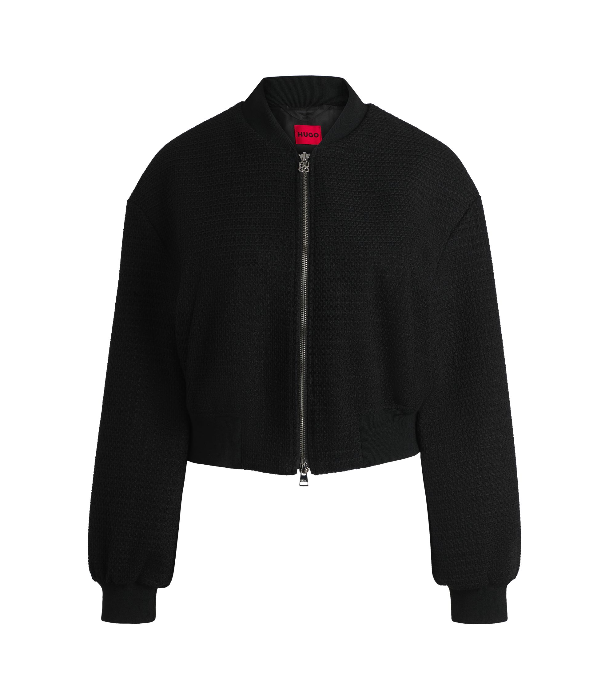 【Hugo BOSS】ブルゾン ブラック 裏起毛 アーカイブ XL Hugo BOSS】ブルゾン ブラック 裏起毛 アーカイブ XL