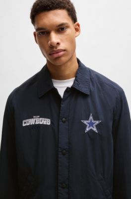 BOSS x NFL water-repellent jacket with embroidered branding, Cowboys