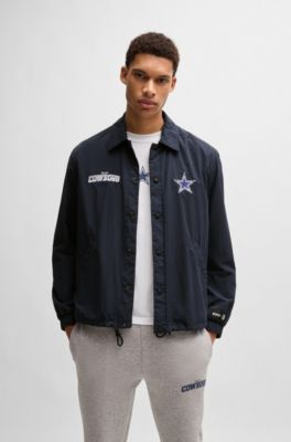 BOSS x NFL water-repellent jacket with embroidered branding, Cowboys