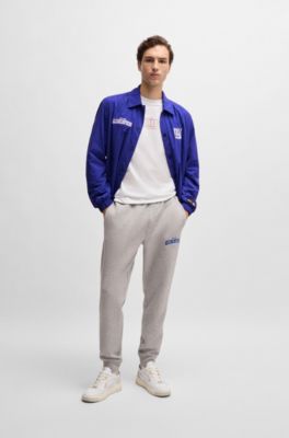 BOSS x NFL water-repellent jacket with embroidered branding, Giants