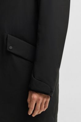 Water-repellent jacket with down filling, Black