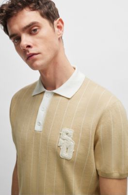 BOSS Pitton 31 Waffle-Knit Cotton Polo Shirt