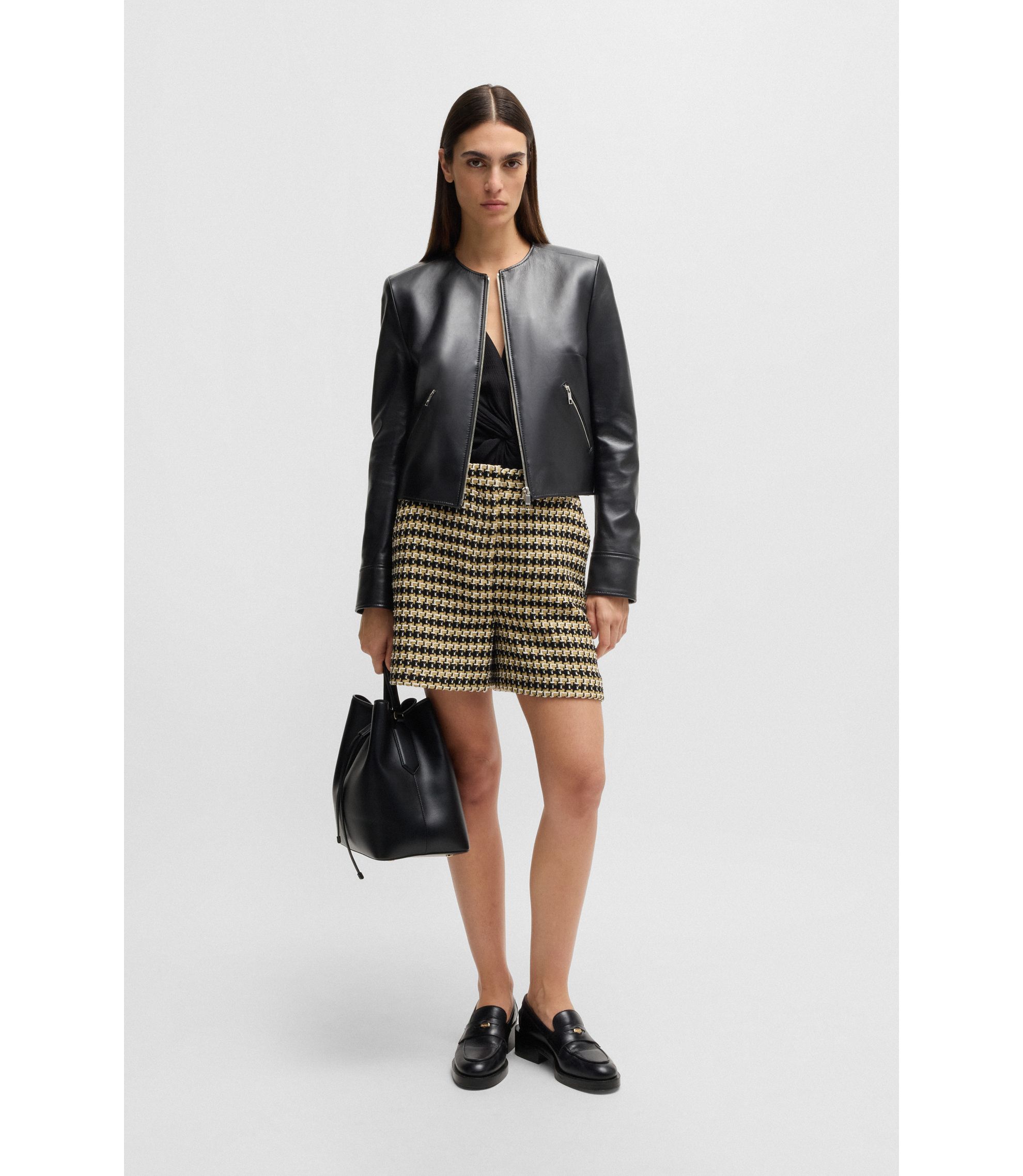 semoh　Collarless Jacket semoh Collarless Jacket semoh Collarless Jacket BOSS