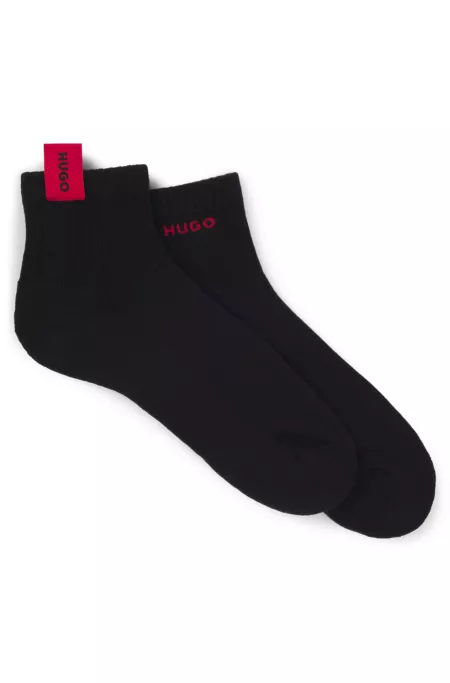 Two-pack of logo-detail socks in a short length