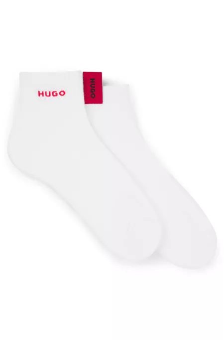 Two-pack of logo-detail socks in a short length