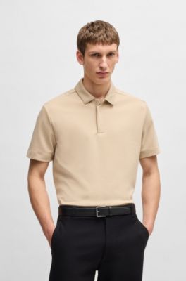 Polo shirt with antibacterial performance, Light Beige