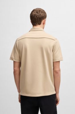 Polo shirt with antibacterial performance, Light Beige