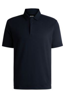 Polo shirt with antibacterial performance, Dark Blue