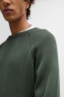 Jersey de algod&oacute;n con canal&eacute; en dos tonos, Cal