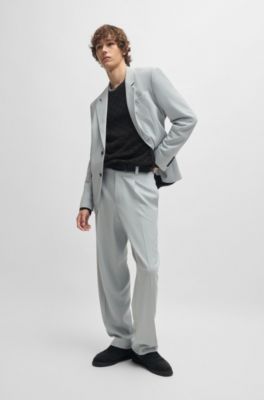 Cotton relaxed-fit sweater with jacquard pattern, Black