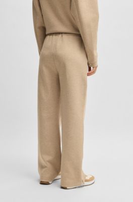 Tracksuit bottoms with Double B monogram, Beige