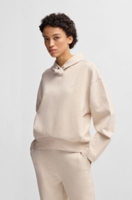 Hoodie with Double B monogram, Light Beige