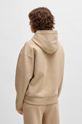 Hoodie with Double B monogram, Beige