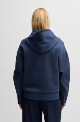 Hoodie with Double B monogram, Dark Blue