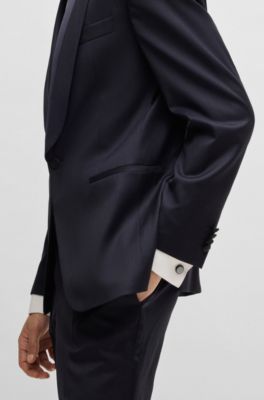 Brass cufflinks with Double B monogram, White