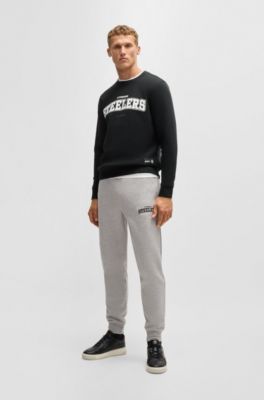 Sudadera regular fit BOSS x NFL con detalle especial de la marca, Steelers