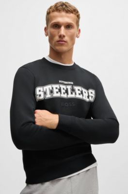 Sudadera regular fit BOSS x NFL con detalle especial de la marca, Steelers