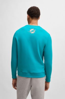 Sudadera regular fit BOSS x NFL con detalle especial de la marca, Dolphins