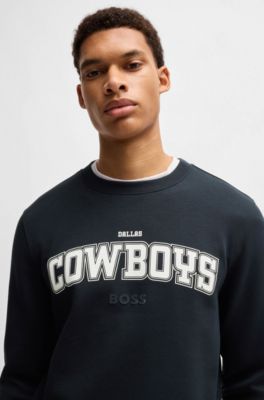 Sudadera regular fit BOSS x NFL con detalle especial de la marca, Cowboys