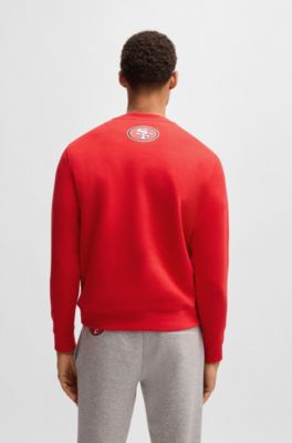 Sudadera regular fit BOSS x NFL con detalle especial de la marca, 49ers