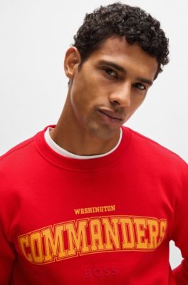 Sudadera regular fit BOSS x NFL con detalle especial de la marca, Commanders