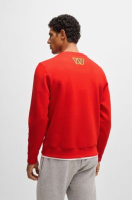 Sudadera regular fit BOSS x NFL con detalle especial de la marca, Commanders