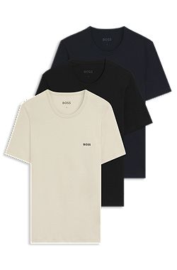 Three-pack of underwear T-shirts in cotton