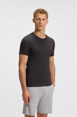 Paquete de tres camisetas de algod&oacute;n con logo bordado, Fantas&iacute;a