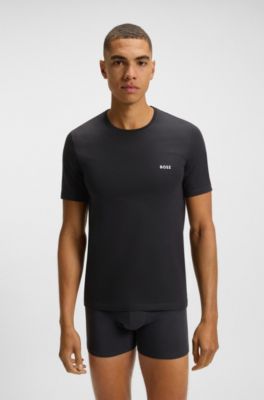 Paquete de tres camisetas de algod&oacute;n con logo bordado, Fantas&iacute;a