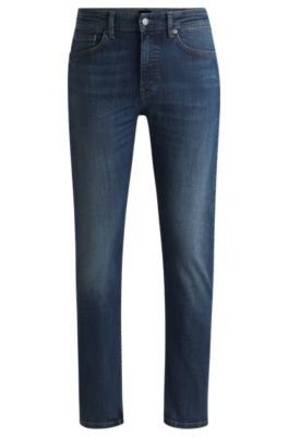 Hugo Boss Boss Delaware Slim Fit Jeans In Dark Blue