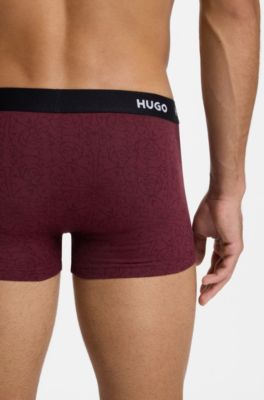 3-Pack Trunks, Dark Red