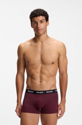 3-Pack Trunks, Dark Red