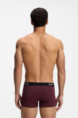 3-Pack Trunks, Dark Red