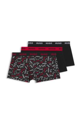 3-Pack Trunks, Light Red
