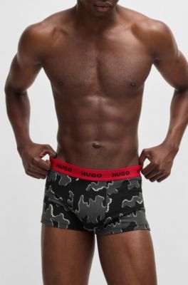 Paquete de tres calzoncillos de algod&oacute;n el&aacute;stico, Fantas&iacute;a