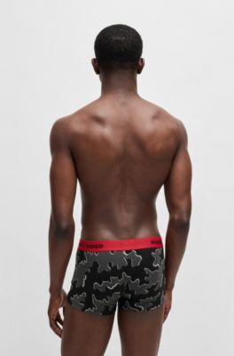 Paquete de tres calzoncillos de algod&oacute;n el&aacute;stico, Fantas&iacute;a