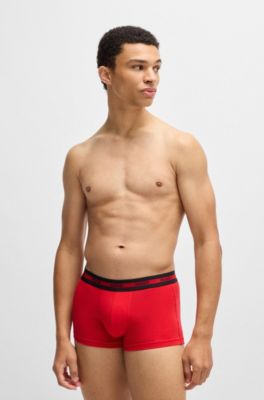 Paquete de tres calzoncillos de algod&oacute;n el&aacute;stico, Fantas&iacute;a