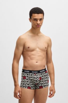 Paquete de tres calzoncillos de algod&oacute;n el&aacute;stico, Fantas&iacute;a