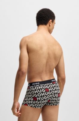 Paquete de tres calzoncillos de algod&oacute;n el&aacute;stico, Fantas&iacute;a