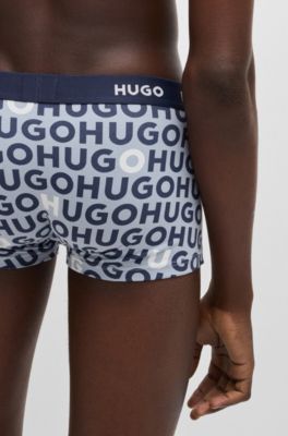 Paquete de tres calzoncillos de algod&oacute;n el&aacute;stico, Fantas&iacute;a