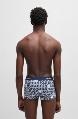 Paquete de tres calzoncillos de algod&oacute;n el&aacute;stico, Fantas&iacute;a