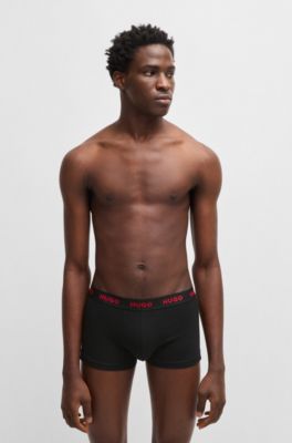 Paquete de tres calzoncillos de algod&oacute;n el&aacute;stico, Fantas&iacute;a