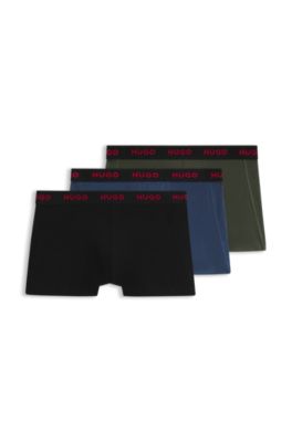 3-pack logo trunks, Light Green