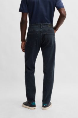 Maine regular-fit jeans in performance-stretch denim, Dark Blue
