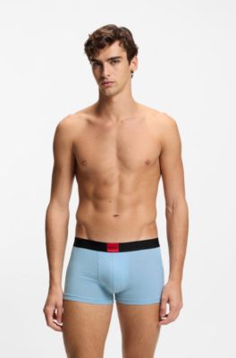Three-pack of stretch-cotton trunks, Patterned