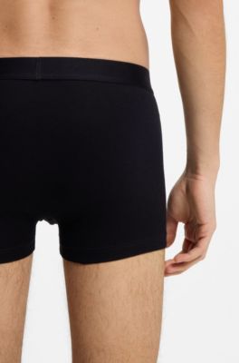 Three-pack of stretch-cotton trunks, Patterned
