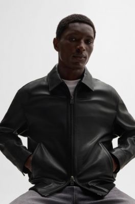 ASKYY 2WIN ZIP LEATHER JACKET ASKYY /2WIN ZIP Bomber JACKET