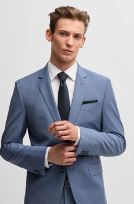 Slim-fit shirt in easy-iron cotton poplin, White