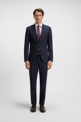 Chemise Slim en twill de coton &agrave; rayures, Rose